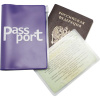 Обложка для паспорта с карманом на молнии Dpskans фиолет. 2909-110